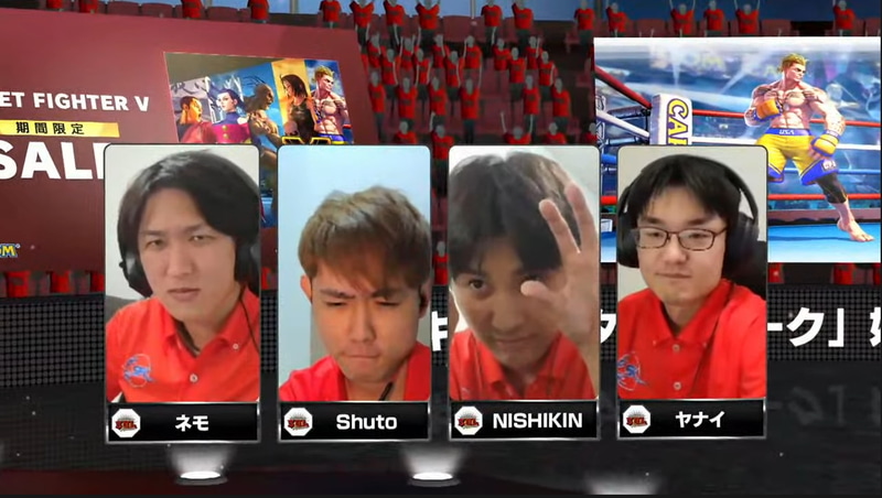 アウェイはSaishunkan Sol 熊本で、出場メンバーはネモ、Shuto、NISHIKIN、ヤナイ