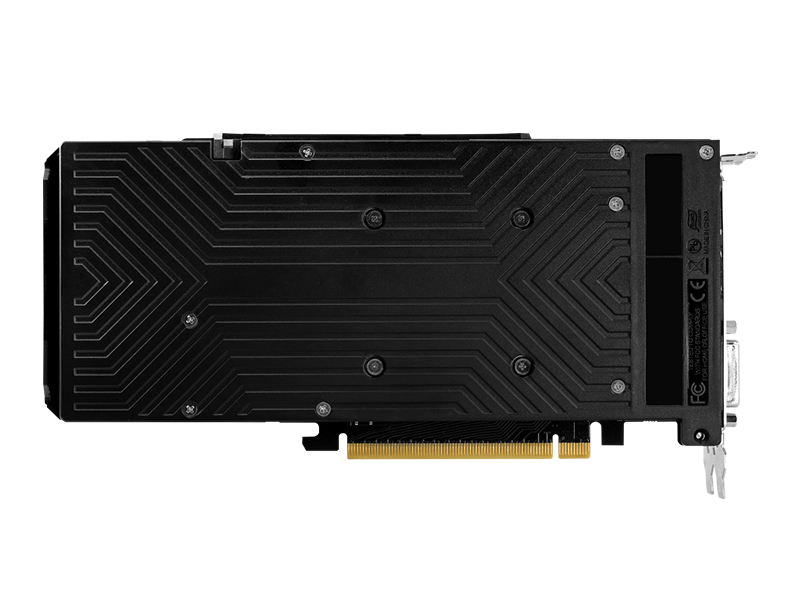 背面(GeForce RTX 2060 Dual OC 12GB)