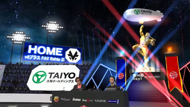 SFL: Pro-JP 2021 第14節 Day1会場全景