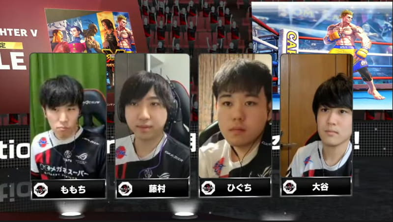 アウェイ忍ism Gamingの出場メンバーはももち、藤村、ひぐち、大谷