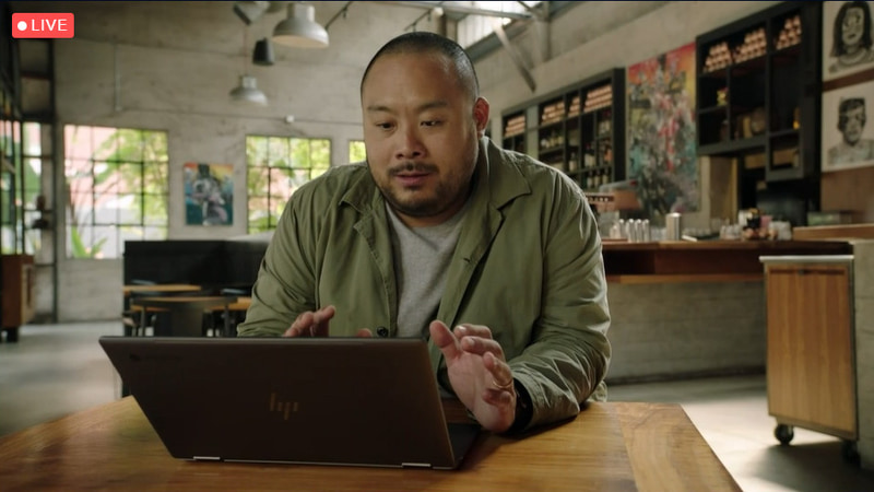 Adobeが行なった会見ではサンフランシスコの有名なレストラン「百福」のオーナーであるデビッド・チャン氏が登場し、Creative Cloud ExpressでメニューやSNSへ投稿するコンテンツを作成する様子などが公開された