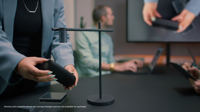 Concept Pariではディスプレイのちょうど良い場所にカメラを置くことができる(写真提供：Dell)