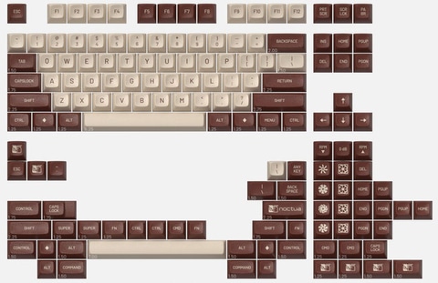 Noctuaカラーのキーキャップセットが予約販売開始 - PC Watch