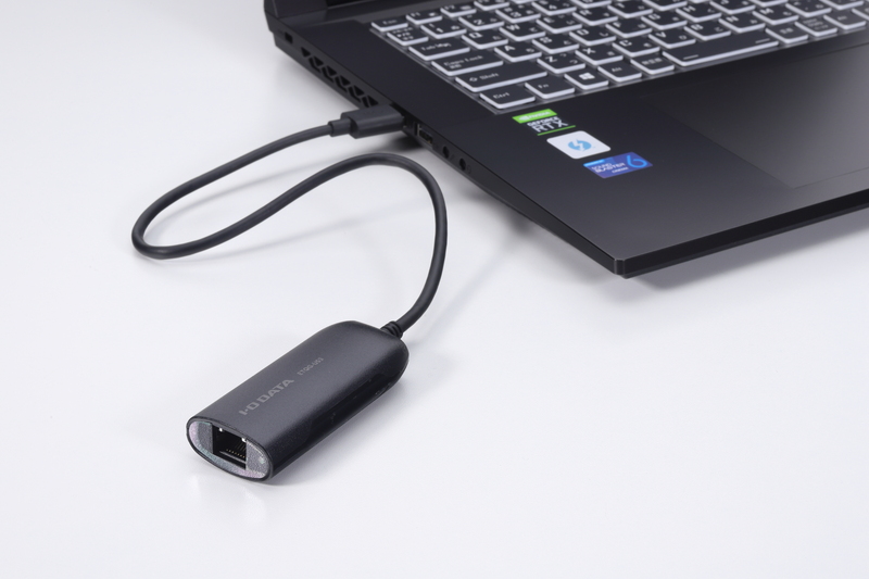 G-Tune E7のUSB 3.0ポートに接続すれば2.5Gigabit Ethernetを増設できる