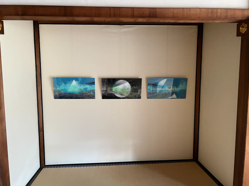 大書院で行なわれていた両足院デジタルアートワーク展示