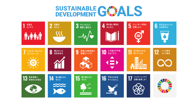 SDGsに関する話題も増えてきた(政府の資料より)