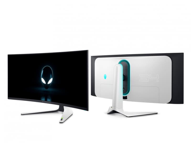Alienware 34インチ 曲面量子ドット有機EL (QD-OLED)ゲーミングモニター(写真提供：Dell)
