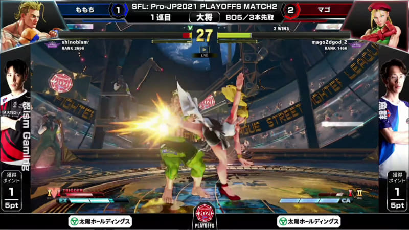 地上での立ち回りでもももちルークを上回り、そのまま連勝でマゴが大将戦を制した