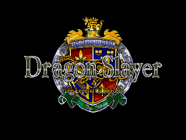 ドラゴンスレイヤーⅥ 英雄伝説タイトル画面