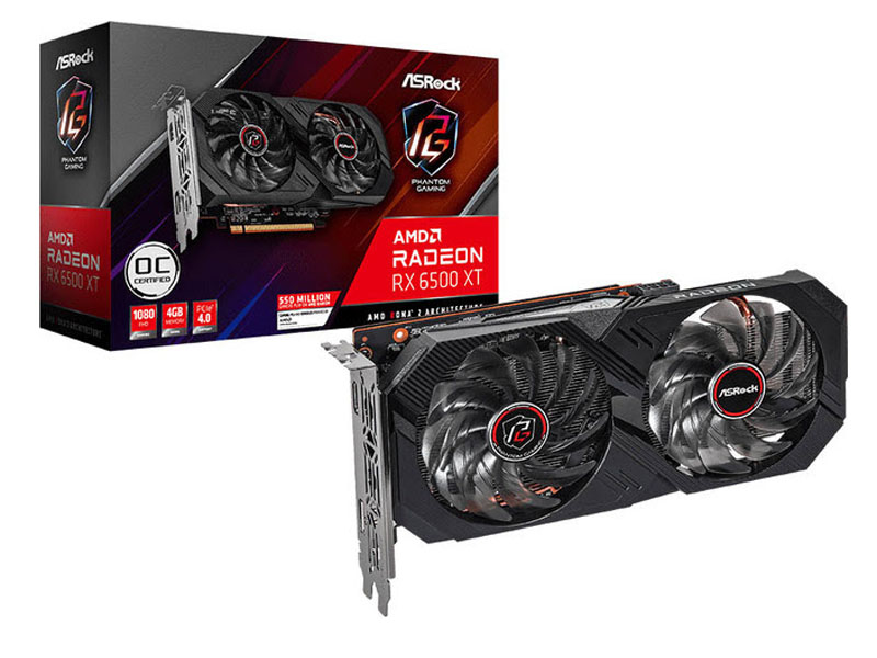 ASRockの「RX6500XT PGD 4GO」