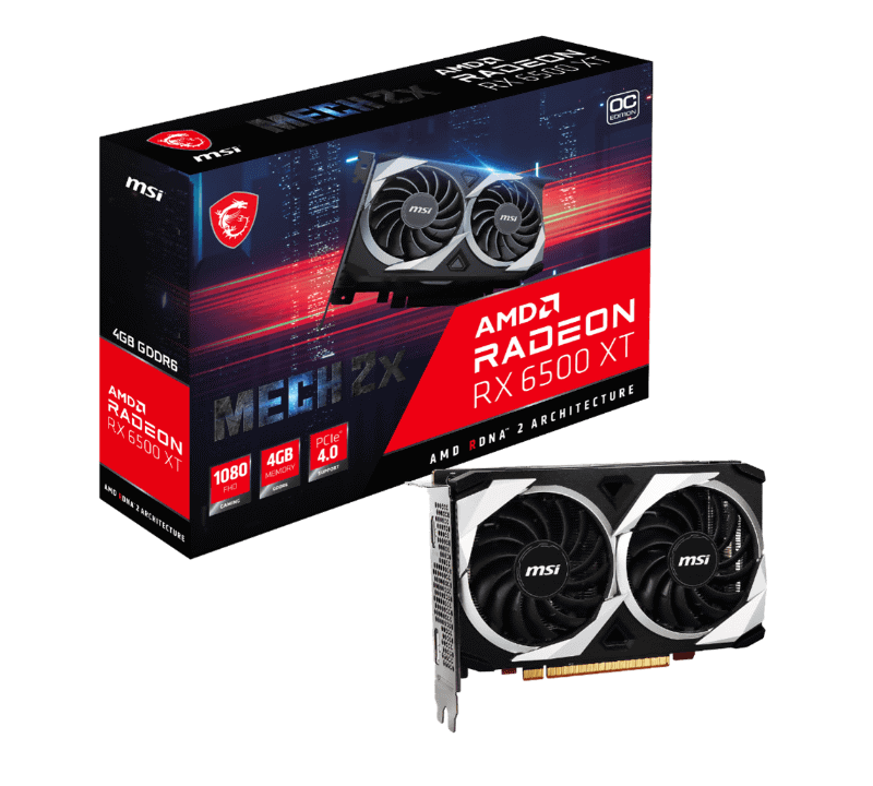 RADEON RX 6500 XT MECH 2X 4G OC