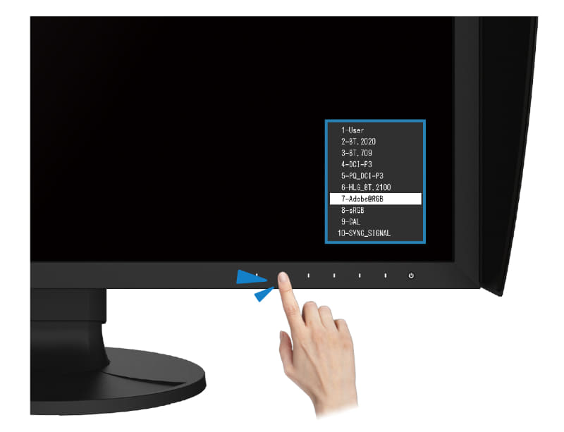 豊富なカラーモードに対応