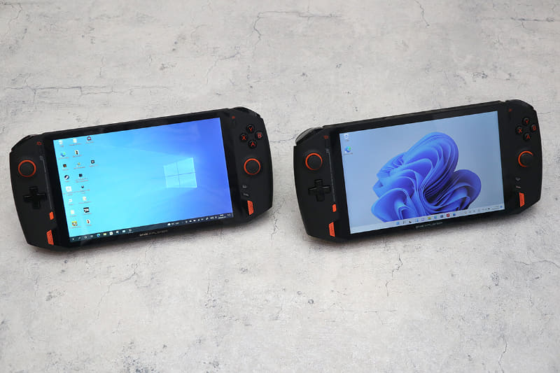 Intel版(左)との比較。外観では見分けがつかない