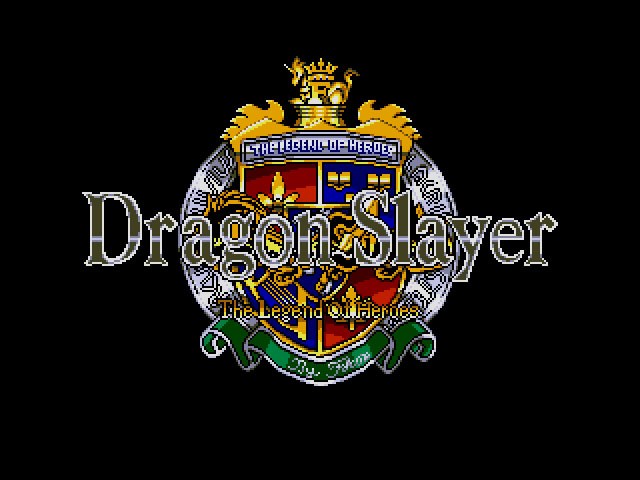 ドラゴンスレイヤーⅥ 英雄伝説タイトル画面
