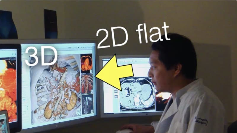 一度2Dの画面を使っているのは『遠回り』だという