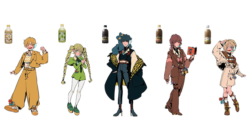 クラフトボスに由来する5名のキャラクターを用意