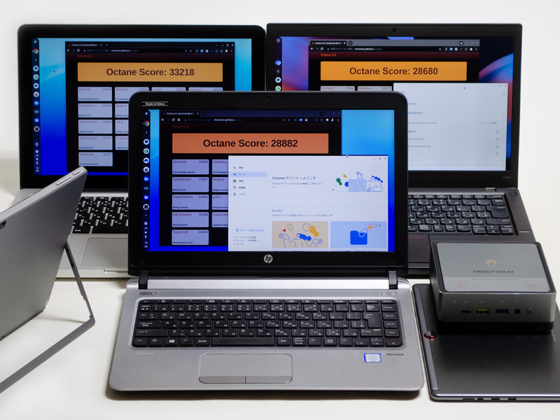 Google OS Flexをインストールした6台