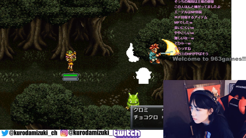 チョコクロ(ルッカ)との2人技「火炎車輪」