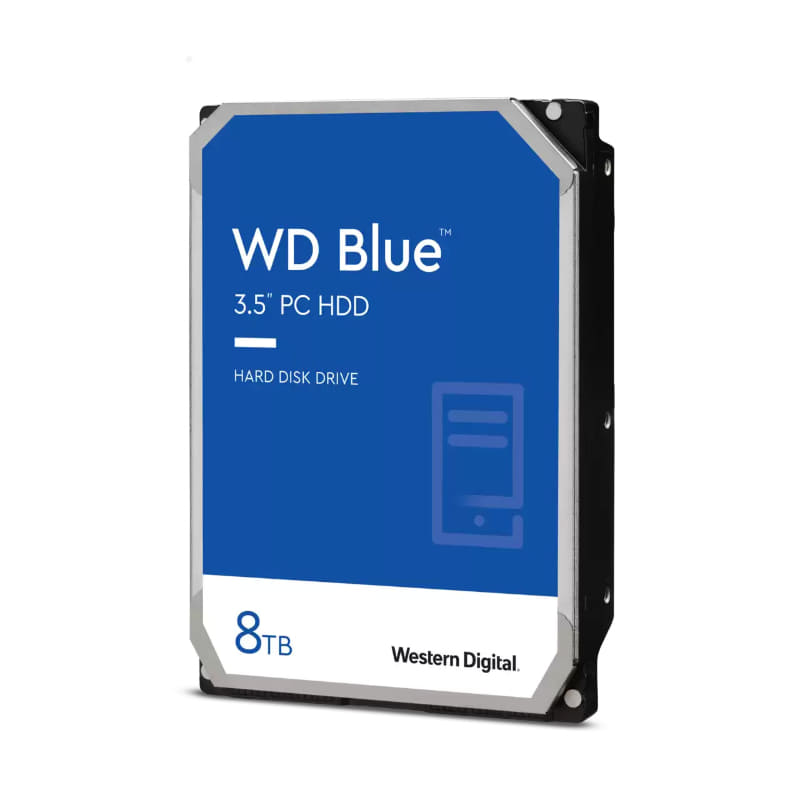 今後の国内内蔵HDD市場のキーとなる製品になると言うWD Blueの8TBモデル。6～8TBモデルが人気になるのは日本市場ならではだそう