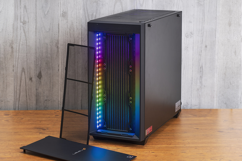 フロントカバー内にフィルタがある