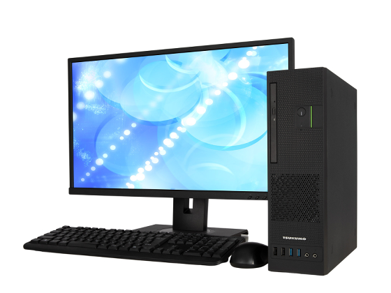 TSUKUMO PC SLIM(TS5J-E220T/R/CP1) ※ディスプレイとキーボード/マウスは別売