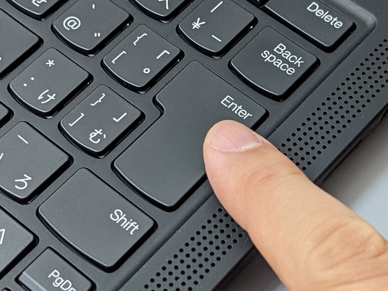 今回のGen 9では手の脂が目立ちにくくなっている