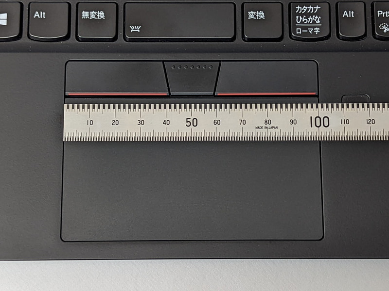 2019年モデル。横幅は実測100mm