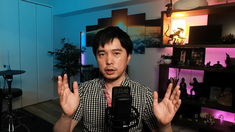 Facecamで撮影した動画のスクリーンショット