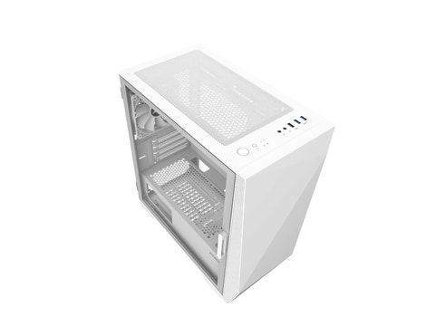 ハイクオリティ ミニタワーPCケース 白 ハイクオリティ ミニタワーPCケース 白