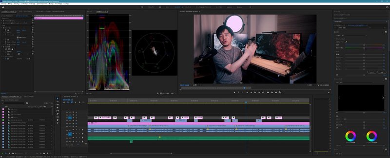 Premiereではフルスクリーンが活きる