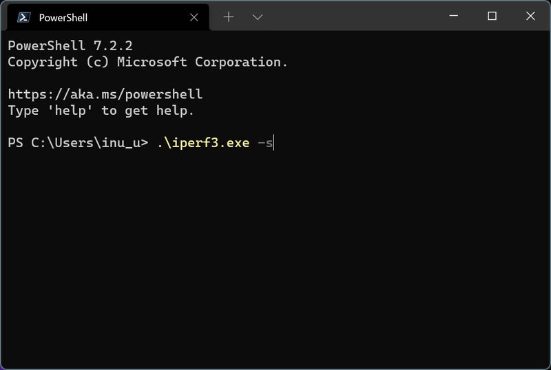 Windows 11 Powershell 7.2.2