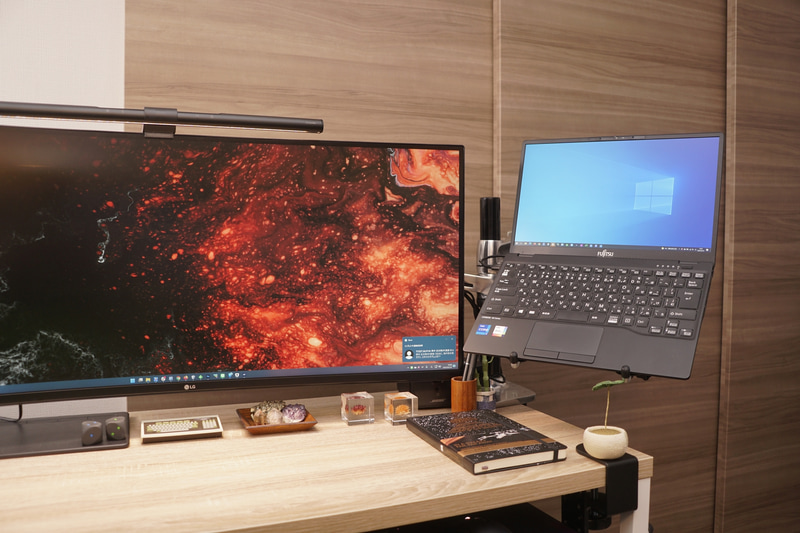 こんな感じで設置している