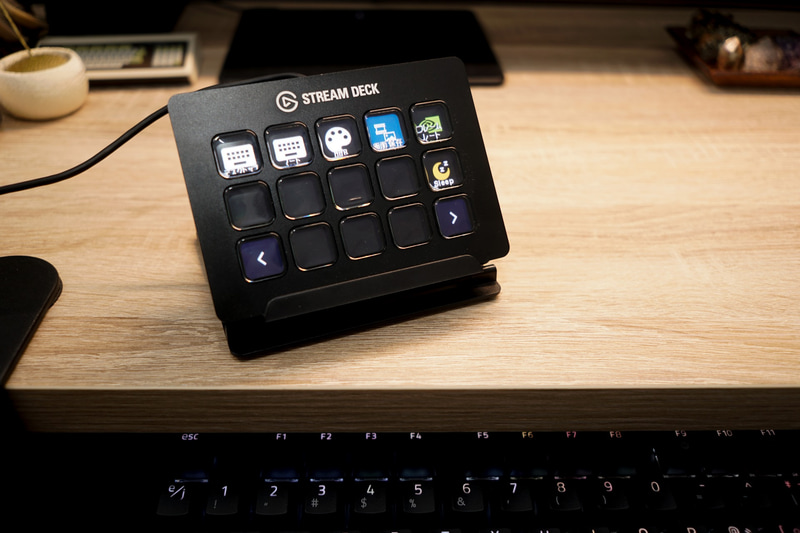Stream Deckにショートカットを登録し、1ボタンで切り替えられるようにした