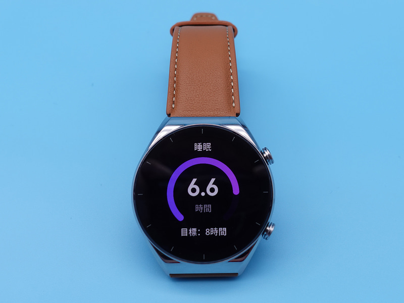 睡眠の測定機能