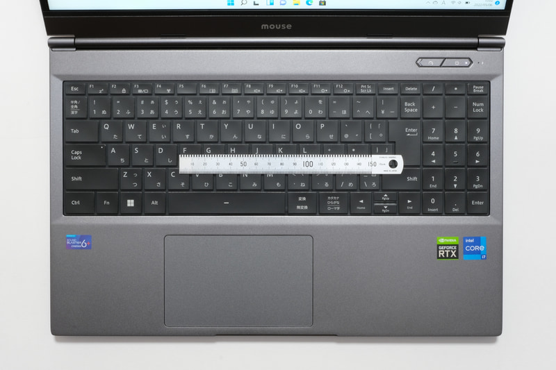 キーピッチは18.75mm