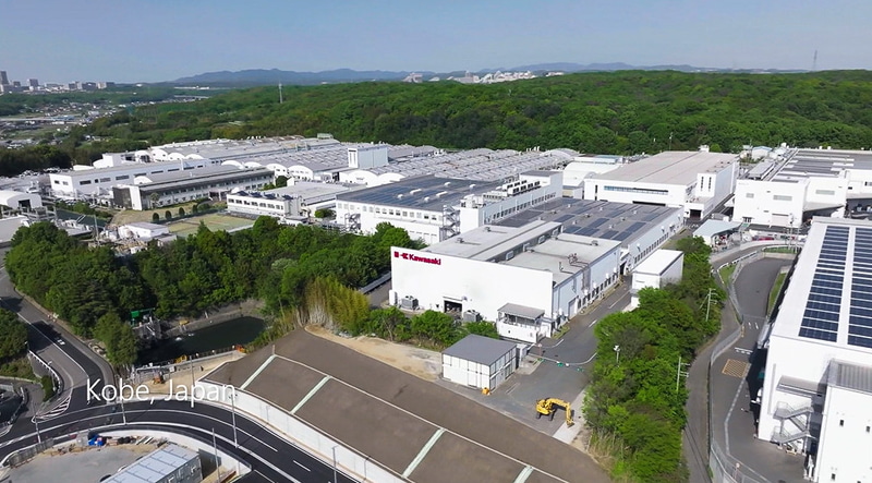 川崎重工の神戸の工場