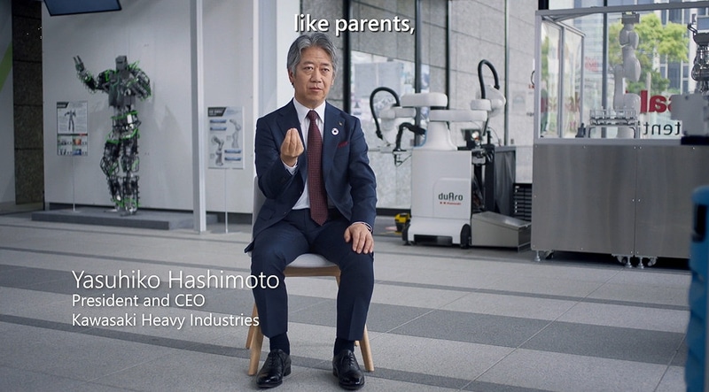 川崎重工業株式会社 社長執行役員、最高経営責任者 橋本康彦氏