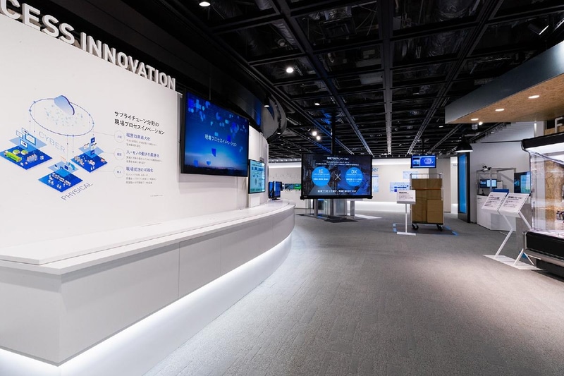 展示エリアの様子