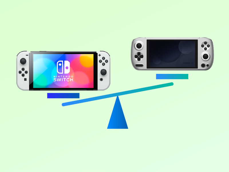 Nintendo Switchより軽いことを謳うAYANEO AIR