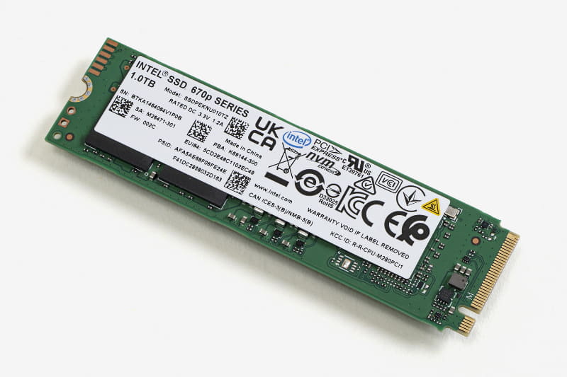 Solidigm(旧Intel)のエントリークラスのNVMe SSD「670p」