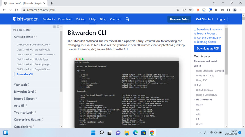 公式Webサイトではコマンドラインツールの具体的な使い方も解説されている