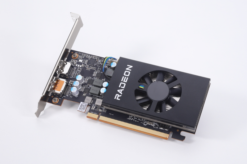 補助電源レスを実現する「玄人志向 RD-RX6400-E4GB/LP」