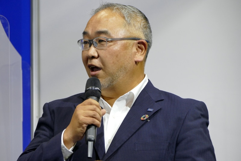 タカラトミー事業統括本部 常務執行役員でSORA-Qプロジェクト責任者 阿部芳和氏