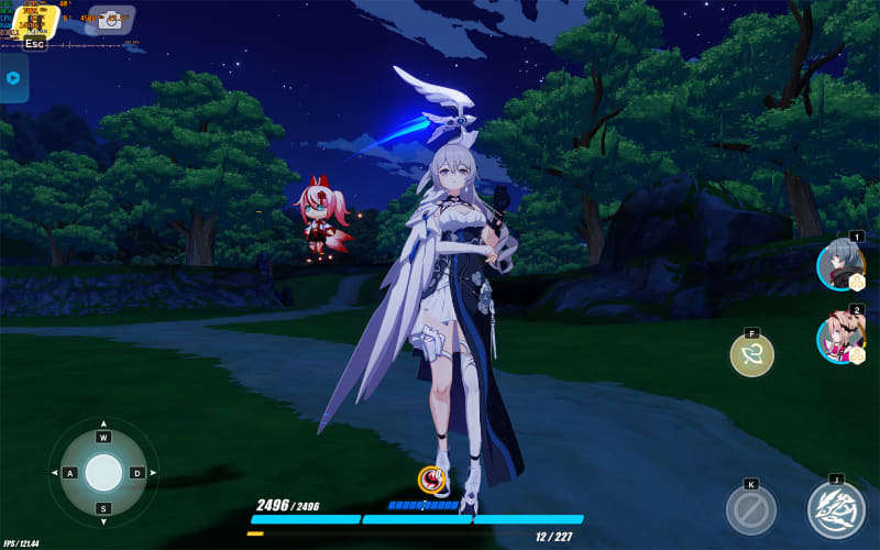 PC版スクリーンショット。GeForce RTX 3070(モバイル)環境で、WQXGA解像度でも余裕の120fpsを達成できる