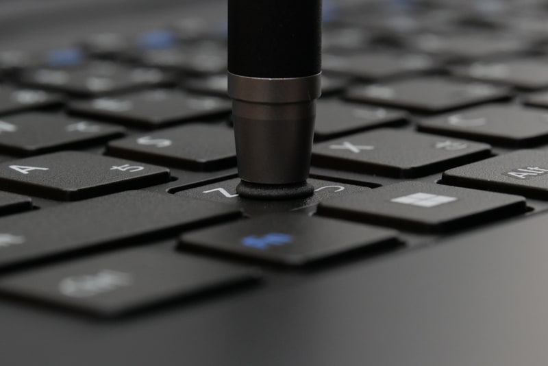 キーストロークは約1.2mm