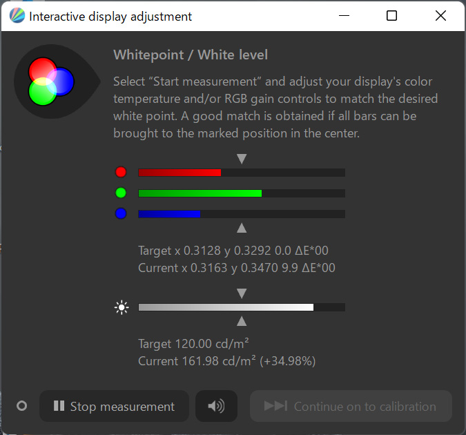 Whitepoint / White Level