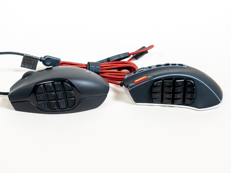 G600のサイドボタンは12個、M990は16個