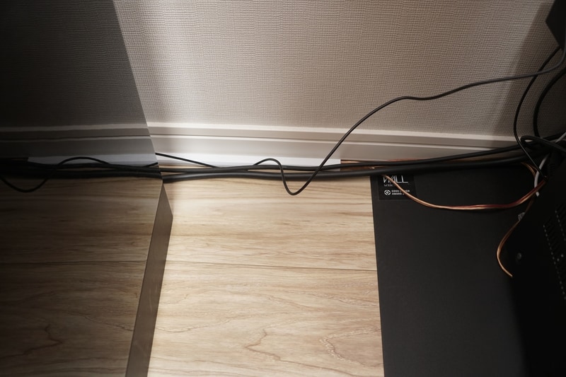 このような細めのケーブルは結構巻き込んでしまう