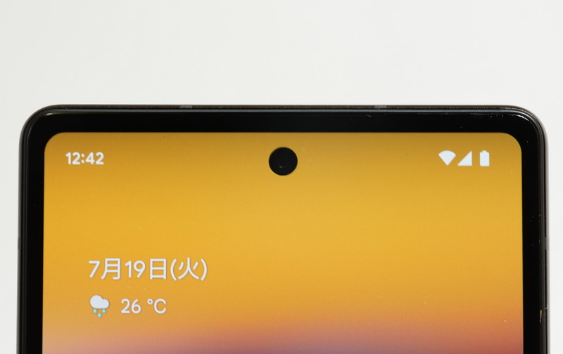 前面カメラの仕様はPixel 6と同じ