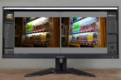 34型“21:9”のウルトラワイド大画面はクリエイティブワークと相性抜群